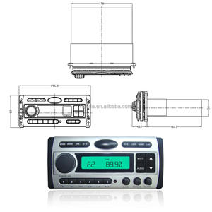 Connecteur bluetooth étanche, lecteur DVD mp3, <span class=keywords><strong>CD</strong></span>, <span class=keywords><strong>radio</strong></span> FM, pour voiture et yacht, sauna, spa, salle de douche, atv, utv, vente en gros, livraison gratuite - Product Image 2