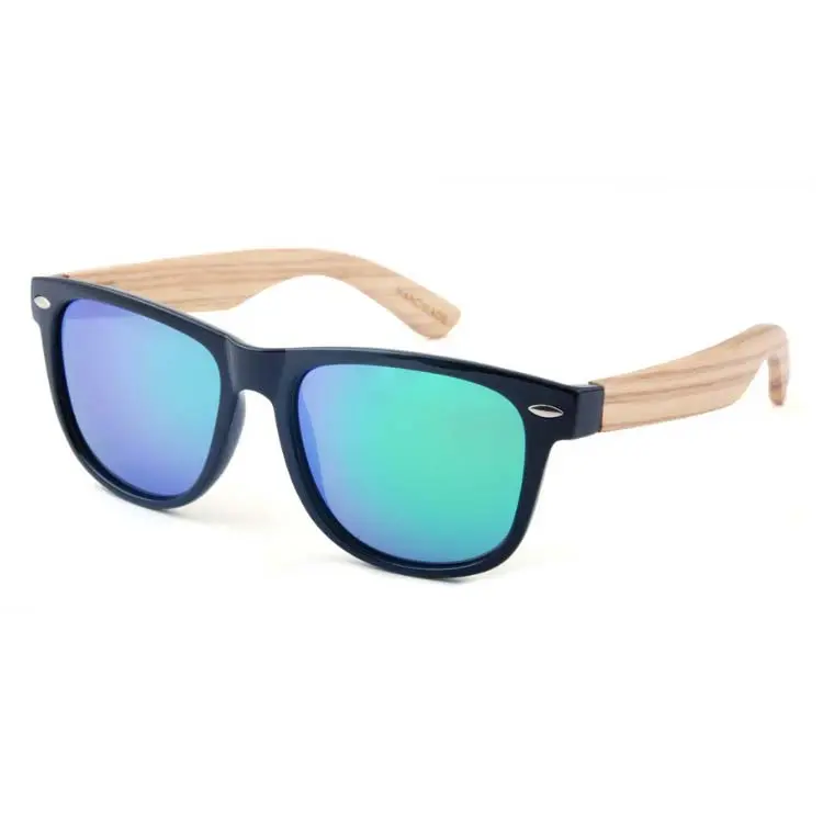 Venda quente Fábrica Diretamente sol óculos polarizados Óculos De Sol De Madeira de Bambu de madeira