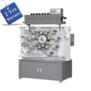 UGS1004 4 Warna Otomatis Rotary Kain Merek Dagang Pita Mesin Tekstil Anyaman Kapas Letter Press Offset Printer