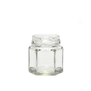 Vacío Frascos de Vidrio Para Atascos Hexagonal, Miel, Encurtidos, Salsas de Almacenamiento - Product Image 1