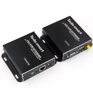 מכירה לוהטת Vga וידאו Extender Kvm EXTENDER שולח ומקלט מעל Cat5e עד 300m