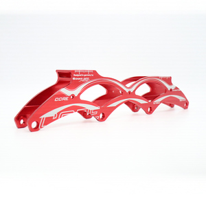 Bonne Qualité Professionnel En Aluminium Châssis En Alliage 4*110mm CNC Vitesse Inline <span class=keywords><strong>Skate</strong></span> Cadre - Product Image 2