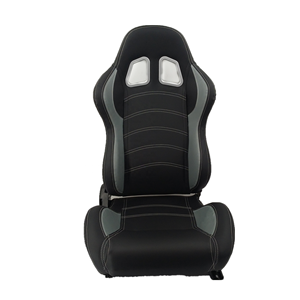Sedili per barche da regata PS4 in pelle PVC grigio con cursore Sport <span class=keywords><strong>Racing</strong></span> Seat1046
