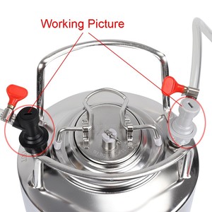 Los conectores del líquido / del gas de la <span class=keywords><strong>desconexión</strong></span> del barril de la cerradura de la bola dispensador del conector del barril - Product Image 5