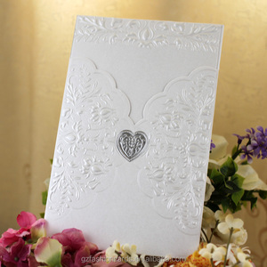Favorable Pocketfold Cheap <strong>Christening</strong> <strong>Invitations</strong> with Heart - Product Image 2