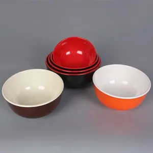 Custom printed noodle bowls plastic ramen bowl soup bowl in melamine