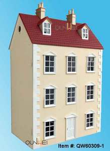 Kit <span class=keywords><strong>Casa</strong></span> delle Bambole in Miniatura Scala 1/12 Giocattolo per Bambini <span class=keywords><strong>Casa</strong></span> delle Bambole in Legno Montgomery Hall - Product Image 2