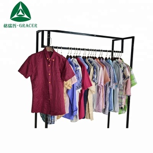 Camicie Estive da <span class=keywords><strong>Uomo</strong></span> di Alta Qualità <span class=keywords><strong>in</strong></span> Cotone Usato - Ordine Minimo 45Kg per l'Africa - Product Image 3