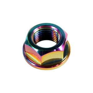 Pernos de piezas de Metal y titanio coloridos para rueda de coche, pernos y tuercas de titanio moldeados, para rueda de motocicleta - Product Image 5