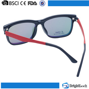 De moda más nueva visión nocturna clip on lentes flip-up marco óptica - Product Image 4