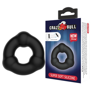 Crazybull Penis Ring <span class=keywords><strong>Super</strong></span> Rekbare Siliconen Haan Ringen Voor Mannen - Product Image 1