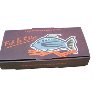 Caja Desechable de Papel para Fish and Chips, Caja para Llevar Fish and Chips, Caja para <span class=keywords><strong>Sushi</strong></span> para Llevar - Product Image 4