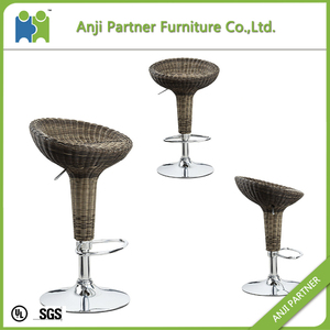Alta calidad china fabricante durable ajustable mimbre taburete de bar (Megi) - Product Image 1