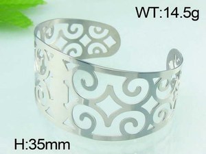 china kalen joyería al por mayor oso brazalete de metal pulseras - Product Image 4