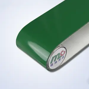 2.0 millimetri luce verde liscia PVC nastro trasportatore