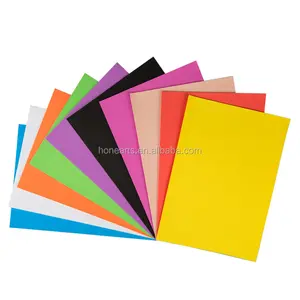 Carta spugnosa all'ingrosso 10 pezzi Multi colori Goma EVA A4 Craft EVA fogli di schiuma liscia di colore vivido forniture artigianali fai da te