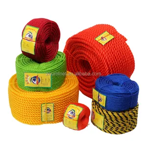 Cheap Price 2mm 6mm Customized Color Polyethylene Rope Pe PP Nylon Rope for Marine Mooring Rope