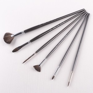 Badger brocha para la pintura al óleo / tejón de la mezcla del pelo cepillos / venta al por mayor cepillos de pintura al óleo - Product Image 2