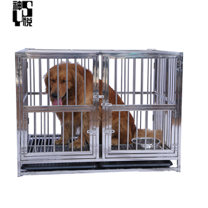 <span class=keywords><strong>Cage</strong></span> de <span class=keywords><strong>transport</strong></span> de luxe pour grands chiens avec plateau en plastique, chenil de luxe pour chiens pour les voyages - Product Image 3