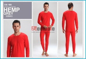100% parejas de algodón ropa interior térmica delgada capa Base damas <span class=keywords><strong>Leggings</strong></span> ropa térmica - Product Image 2