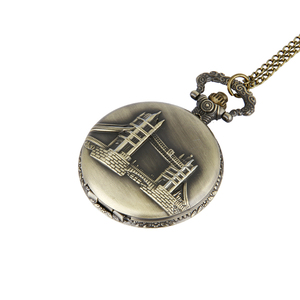 Toptan antika kuvars <span class=keywords><strong>Mirage</strong></span> Vintage cep saati iki köprü Vintage ince zincir cep saati - Product Image 2