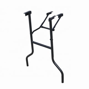 جودة عالية <span class=keywords><strong>pvc</strong></span> حافة جولة الخشب الرقائقي طاولة قابلة للطي - Product Image 2