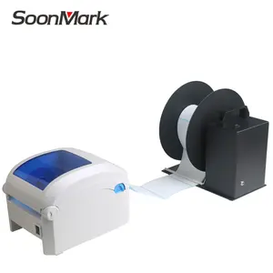 Quality automatic label rewinder roll barcode sticker label rewinding machine