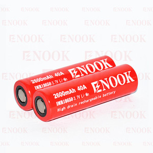 Bunu deneyin! 2016 yeni marka enook pil 18650 <span class=keywords><strong>3</strong></span>.7 V Şarj Edilebilir Pil 20A Yüksek Deşarj <span class=keywords><strong>3</strong></span>.7 V 2600 mAh buharlar için. - Product Image 2