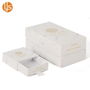 Logo personalizzato di stampa di piccolo Bianco Dei Monili di imballaggio di Carta di Piccolo Bambino Della Ragazza Del regalo scatole scatola di marmo bianco - Product Image 6