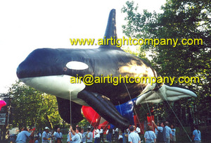 Lớn Inflatable Động Vật Helium Bóng Hấp Dẫn Nổi Cá Voi Bóng Bay - Product Image 5