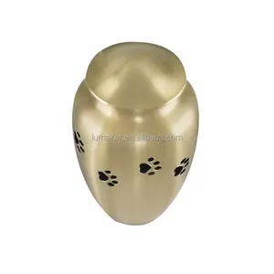 Logam Berputar Stainless Steel Pet Guci Kremasi atau Hewan Cremation