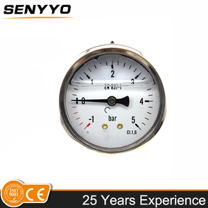 Mini calibrador de presión al por mayor de China 5 bar MPa manómetro de aceite manómetro - Product Image 1