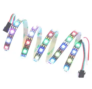 WS2801 WS2813 SK6812 Rgb pixel מחרוזת led רצועת אור צבע חלום דיגיטלי קסם rgb led רצועת chasing