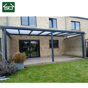 Kits de pergola rétractable motorisée en aluminium, bassin pour jardin et patio, pergola avec <span class=keywords><strong>toit</strong></span> argenté - Product Image 5