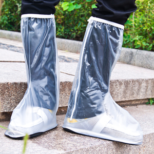 Cubrezapatos <span class=keywords><strong>de</strong></span> <span class=keywords><strong>Lluvia</strong></span> <span class=keywords><strong>de</strong></span> Plástico Duraderos y Antideslizantes <span class=keywords><strong>para</strong></span> Motocicleta y Ciclismo con Cremallera - Product Image 5