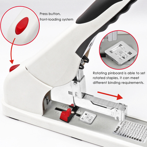 <span class=keywords><strong>Agrafeuse</strong></span> industrielle robuste à haute capacité, ergonomique et économique en main-d'œuvre, en métal blanc, manuelle, 170 feuilles et 240 feuilles, pour le bureau et la maison - Product Image 5