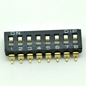 8 P 8 pin smd dip beralih cepat beralih contraves pitch 2.54 MM gold-plating grosir dan eceran