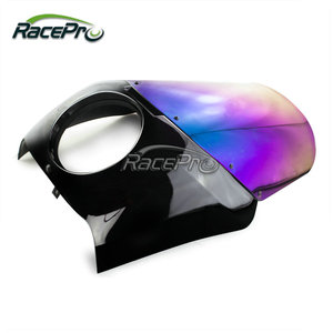 ชุดแต่งไฟหน้ามอเตอร์ไซค์พร้อมชิลด์บังลมสไตล์คลับ สำหรับฮาร์เลย์ ไดน่า ซุปเปอร์ไกลด์ ที-สปอร์ต - Product Image 3