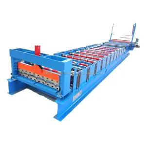 Glazed Tile Roll Forming Machine Color Steel Roll Forming Machine Automatic Color Glazed Tile Metal Steel Roof Panel Roll Forming Machine