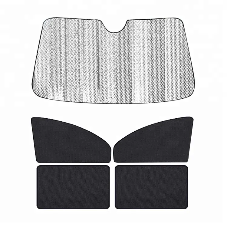 High Quality Custom Foldable Car Window Sunshade Grenadine Magnetic Windshield Curtain Sunshade Cover For Car