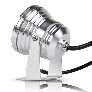 Lumière <span class=keywords><strong>LED</strong></span> sous-marine RGB 10W 12V couleur argent pour étang, fontaine, jardin, <span class=keywords><strong>projecteur</strong></span> <span class=keywords><strong>LED</strong></span> étanche <span class=keywords><strong>avec</strong></span> télécommande - Product Image 2
