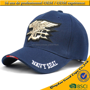 Navy SEAL LOGO caps 3D embroidery sports and ATS cotton 6 panels baseball caps and hats for them - Product Image 1