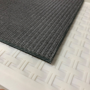 Patrón Industrial de cerámica y mármol de alta calidad, fabricante de Pvc, resistente al calor, negro, 9mm, cintas transportadoras de fieltro de cuña - Product Image 4