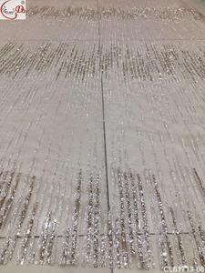 Chewleedee Boutique Tulle Lace <strong>Fabric</strong> CL61713 with Sugar <strong>Glitter</strong> Blingbling Mesh Hot Sale for Wedding Parties Bags 5 Yards MOQ - Product Image 5