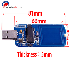 OEM 휴대용 13.56 백만헤르쯔 미니 USB <span class=keywords><strong>rfid</strong></span> 리더 무선 키보드 에뮬레이션 - Product Image 4