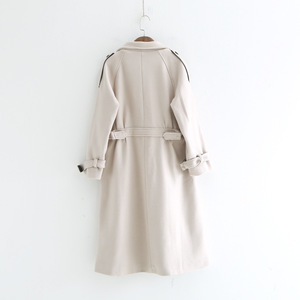 2017 chaqueta de moda manga larga de <span class=keywords><strong>lana</strong></span> mujeres trinchera abrigo de invierno - Product Image 2