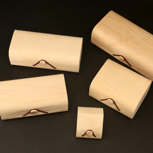 Customized Eco-friendly Wooden Leather Box for Wood Crafts Wooden Boxes & Wall Signs