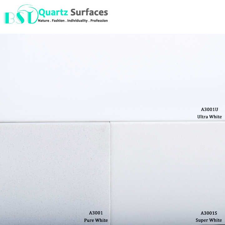 Artificial Super White Quartz Stone with 93% Natural Quartz Material Countertop Calacatta Engineered Quartz Stone Slab