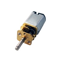 Motor DC Magnet Permanen 13mm 9V dengan Gear Persegi untuk Sepeda Listrik, Robot, dan Kunci