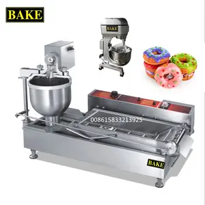 Máquina de fritura de rosquinha automática, grande capacidade, de rosquinha, fabricante de rosquinha, rosquinha